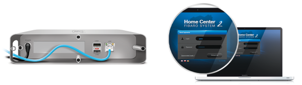 Fibaro home center installation